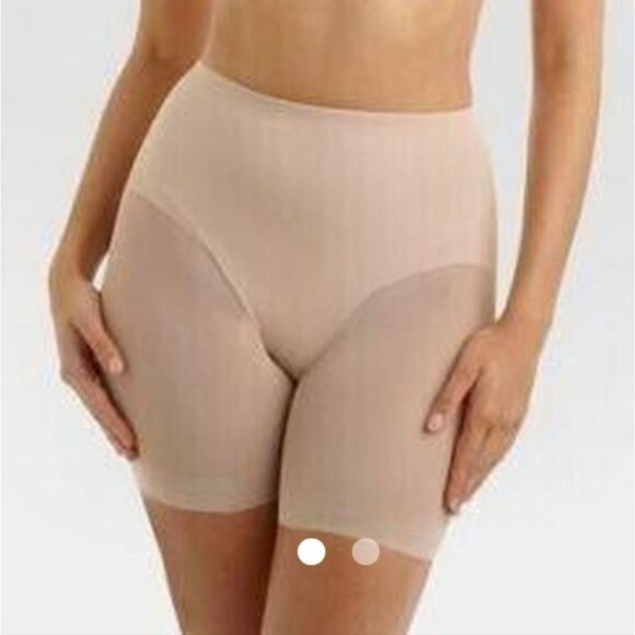 SlimShaper by Miracle Brands XXL Sheer Booty Lift Shortie - Picture 1 of 8